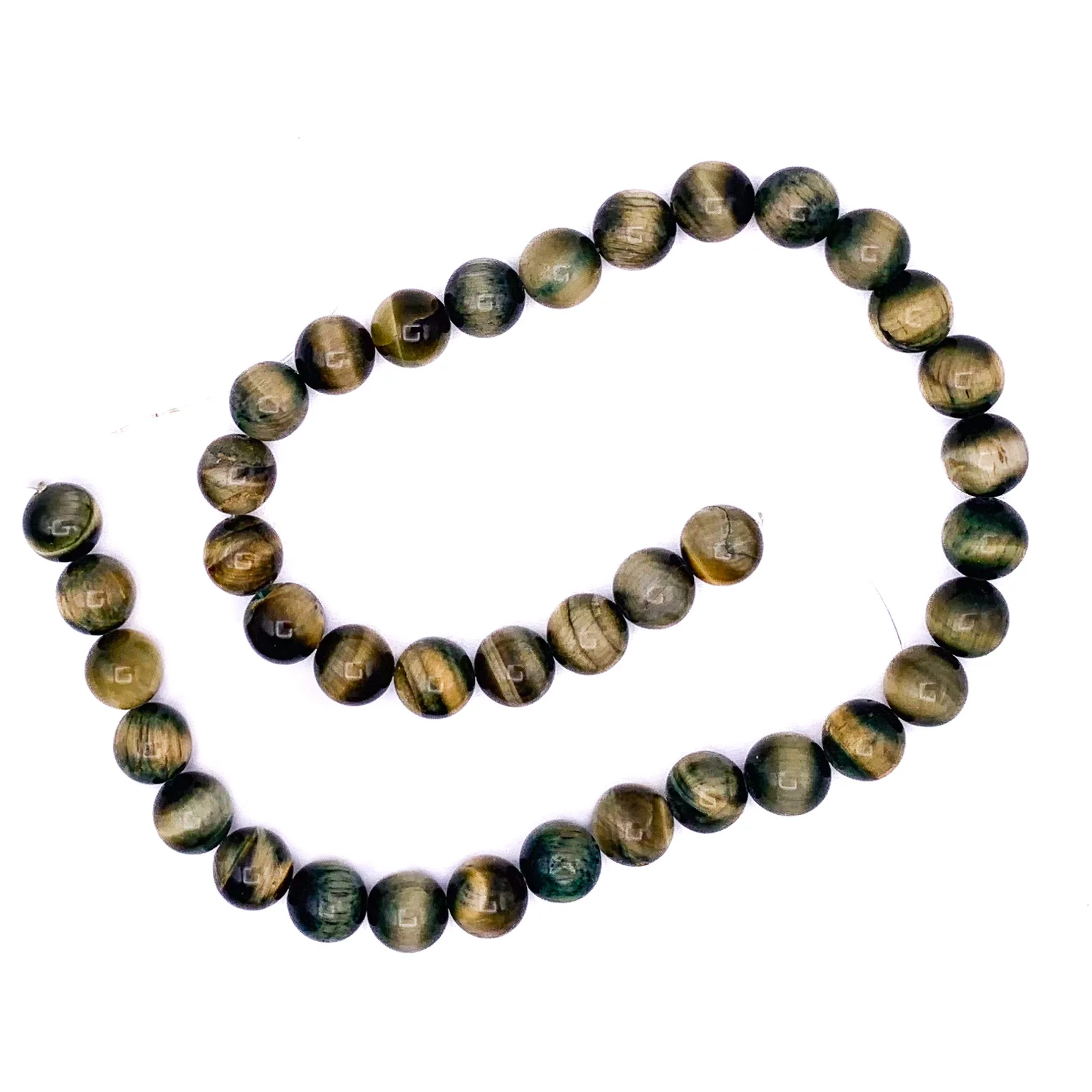 Tiger’s Eye Golden Blue 10.5mm Smooth Rounds Bead Strand - Image 4
