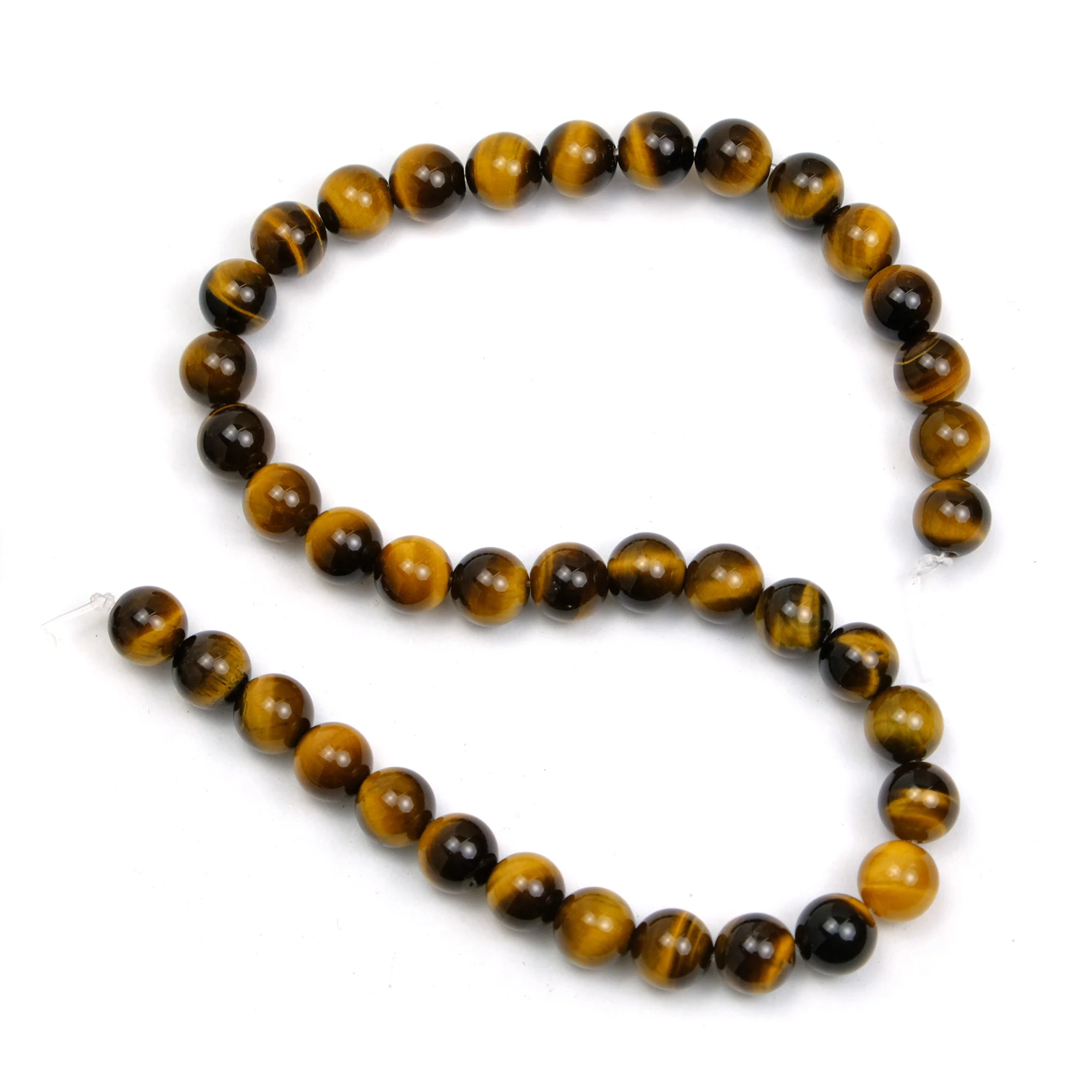 Tiger's Eye 10mm Smooth Rounds - Image 3