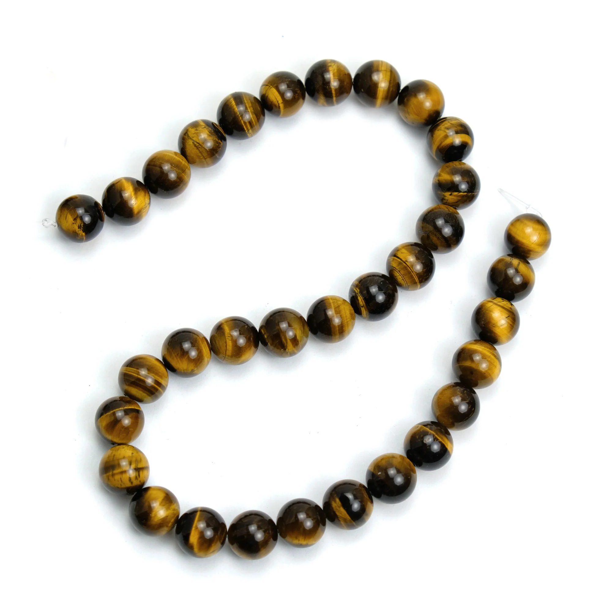 Tiger's Eye 12mm Smooth Rounds - Image 3