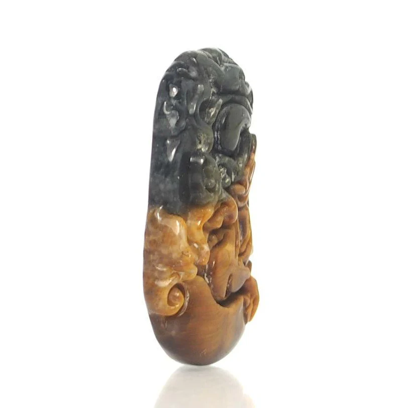 Tiger's Eye Chinese Zodiac Pendant, Dragon - Image 3