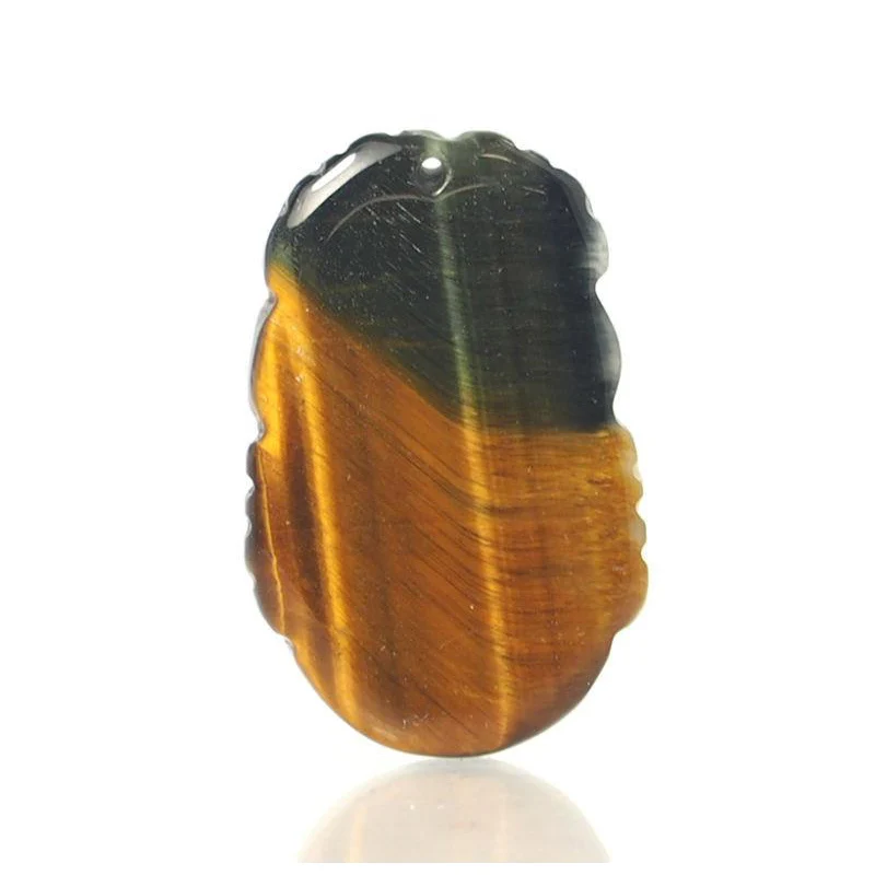 Tiger's Eye Chinese Zodiac Pendant, Dragon - Image 4