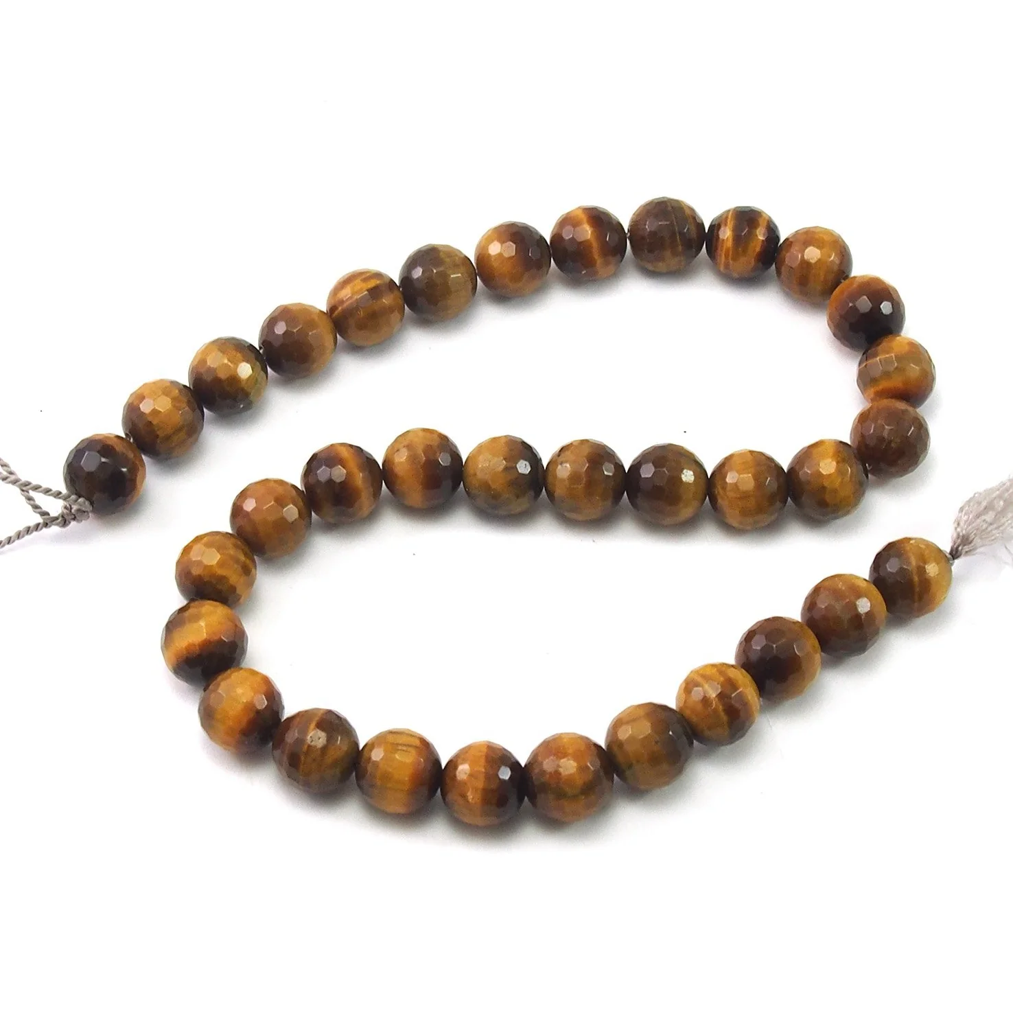 Tiger's Eye Faceted Rounds 12mm Strand - Image 2