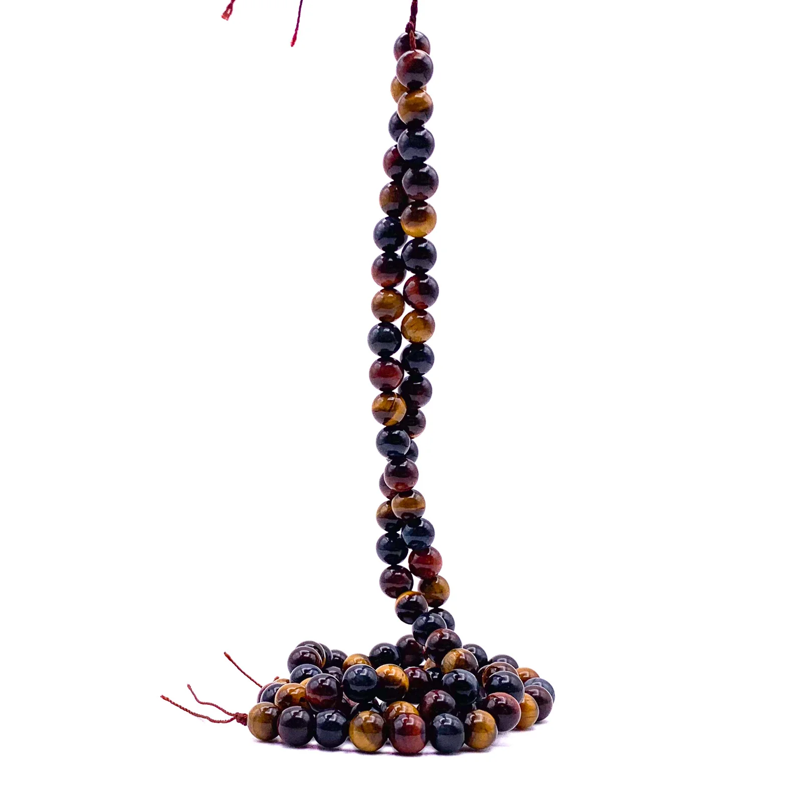 Tigers Eye Multi 8.5mm Smooth Rounds Bead Strand - Image 5