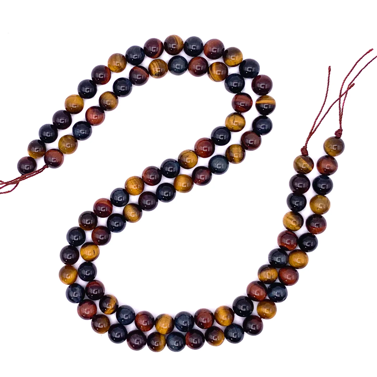 Tigers Eye Multi 8.5mm Smooth Rounds Bead Strand - Image 6