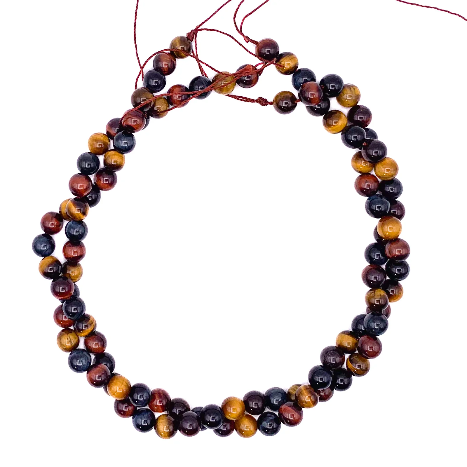 Tigers Eye Multi 8.5mm Smooth Rounds Bead Strand - Image 9