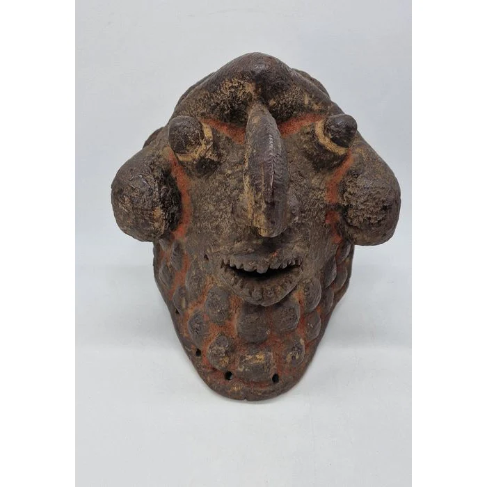 Tikar Mabu Helmet Mask, Cameroon #322 - Image 16