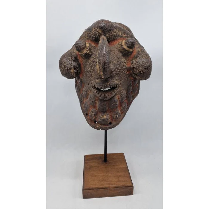 Tikar Mabu Helmet Mask, Cameroon #322 - Image 17