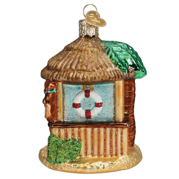 Tiki Hut Tiki Time Ornament 50% OFF SALE - Image 2