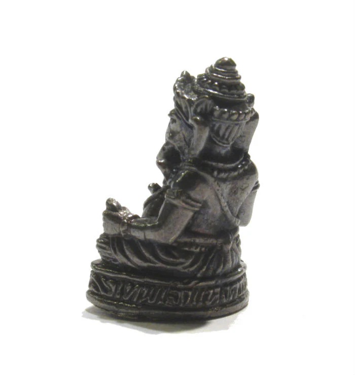 Tiny Ganesha Seated Statue - Image 2