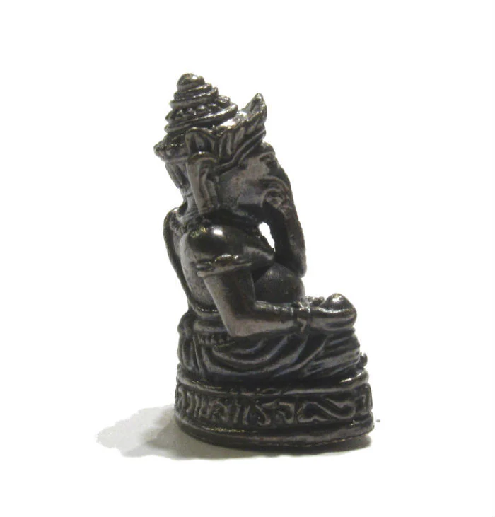 Tiny Ganesha Seated Statue - Image 3
