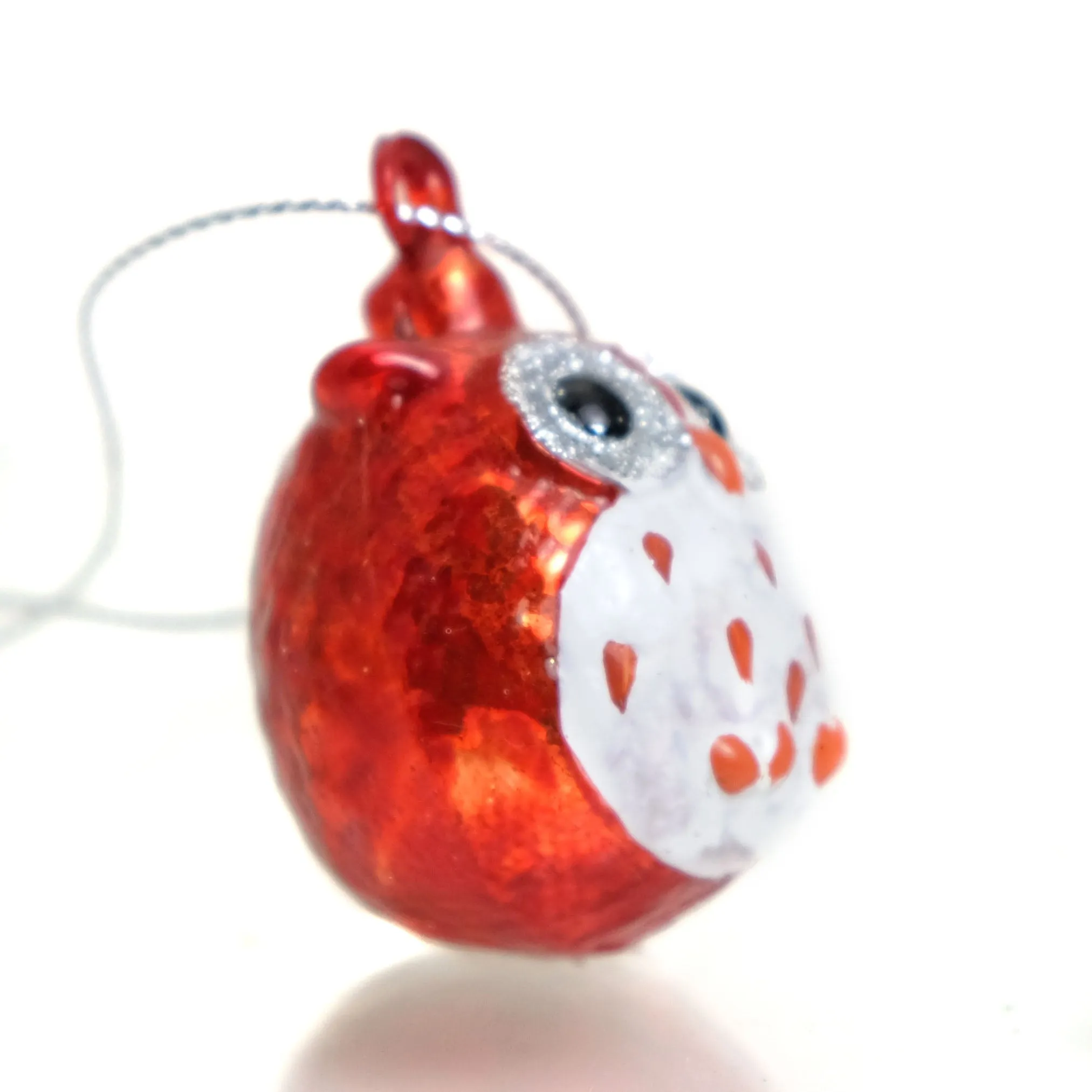 Bitty Owl Glass Ornament - Image 2