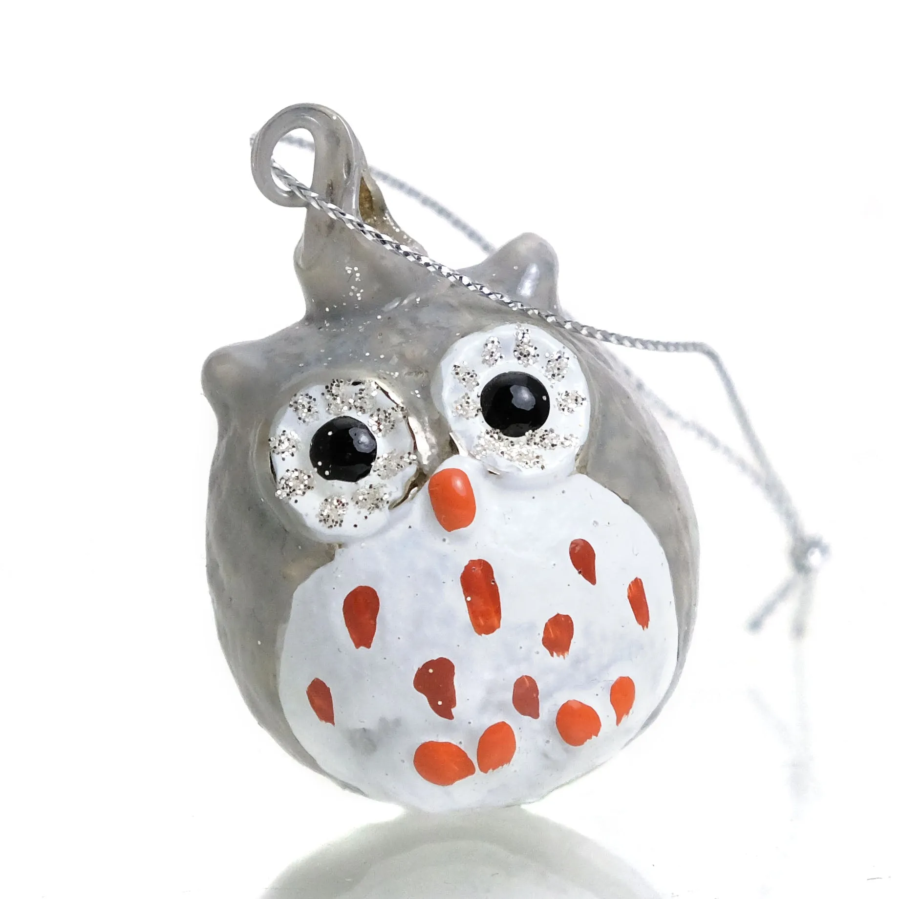 Bitty Owl Glass Ornament - Image 4