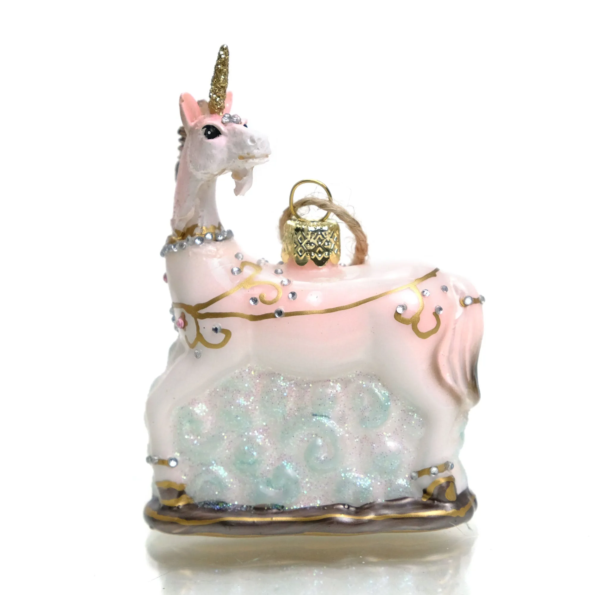 Bitty Unicorn Glass Ornament - Image 5