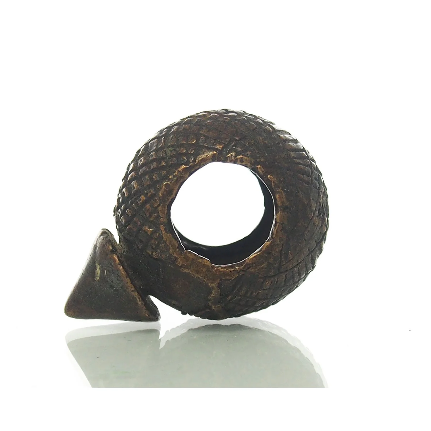 Tiv Bronze Currency Ring 19th Century Large and Important - Image 3