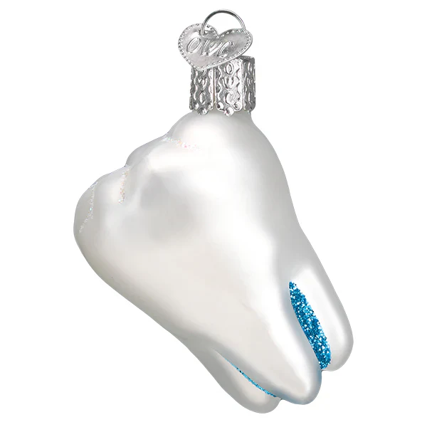 Tooth Fairy's Delight Tooth Glass Ornament - Image 2