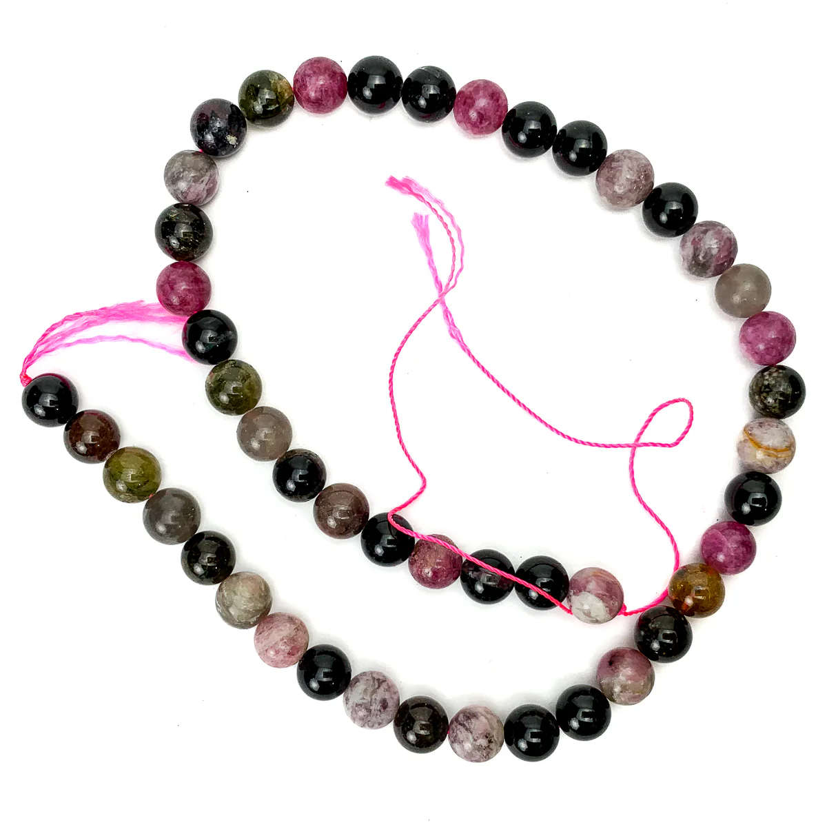 Tourmaline 8mm Smooth Rounds Strand - Image 3
