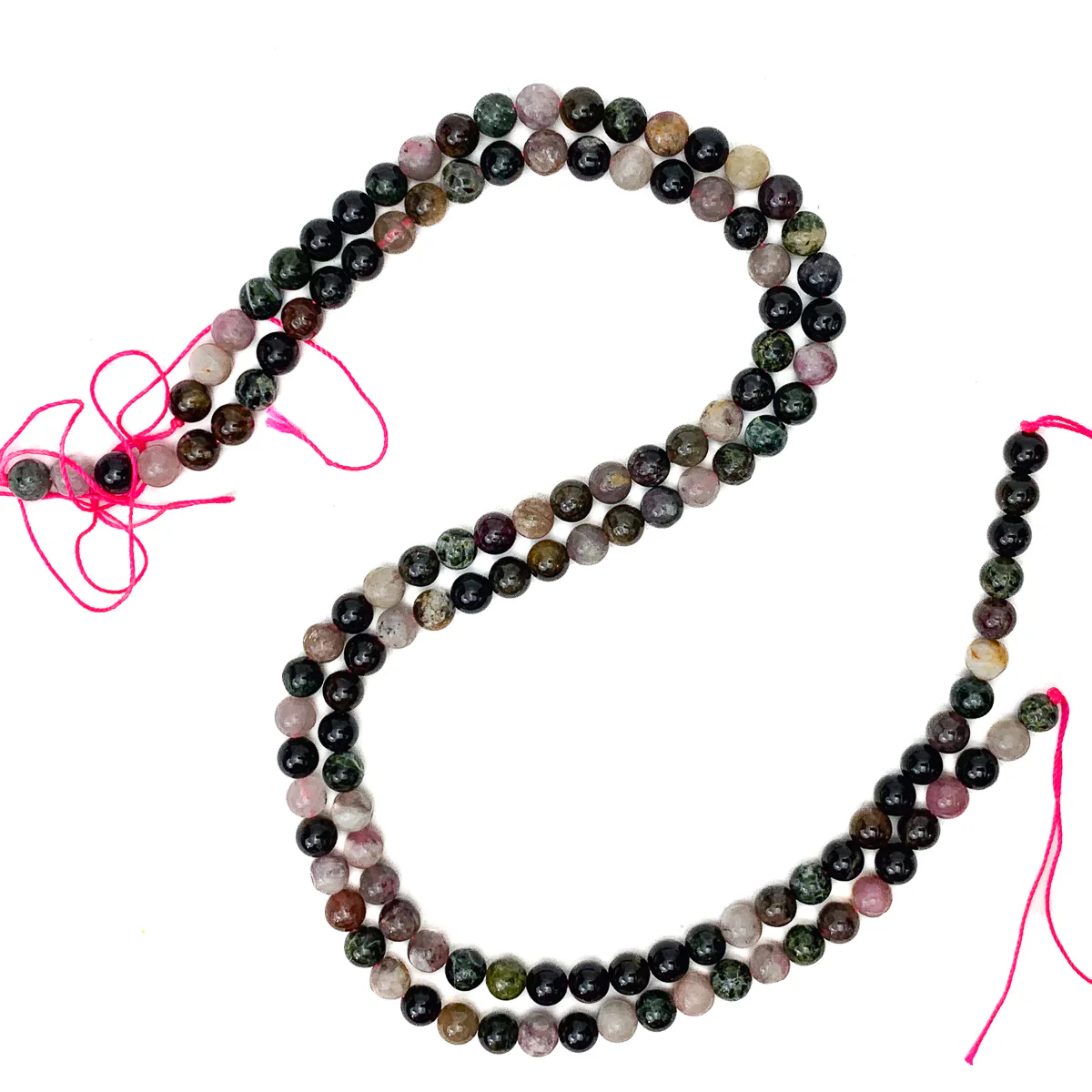 Tourmaline Multi 6mm Smooth Rounds Bead Strand - Image 6