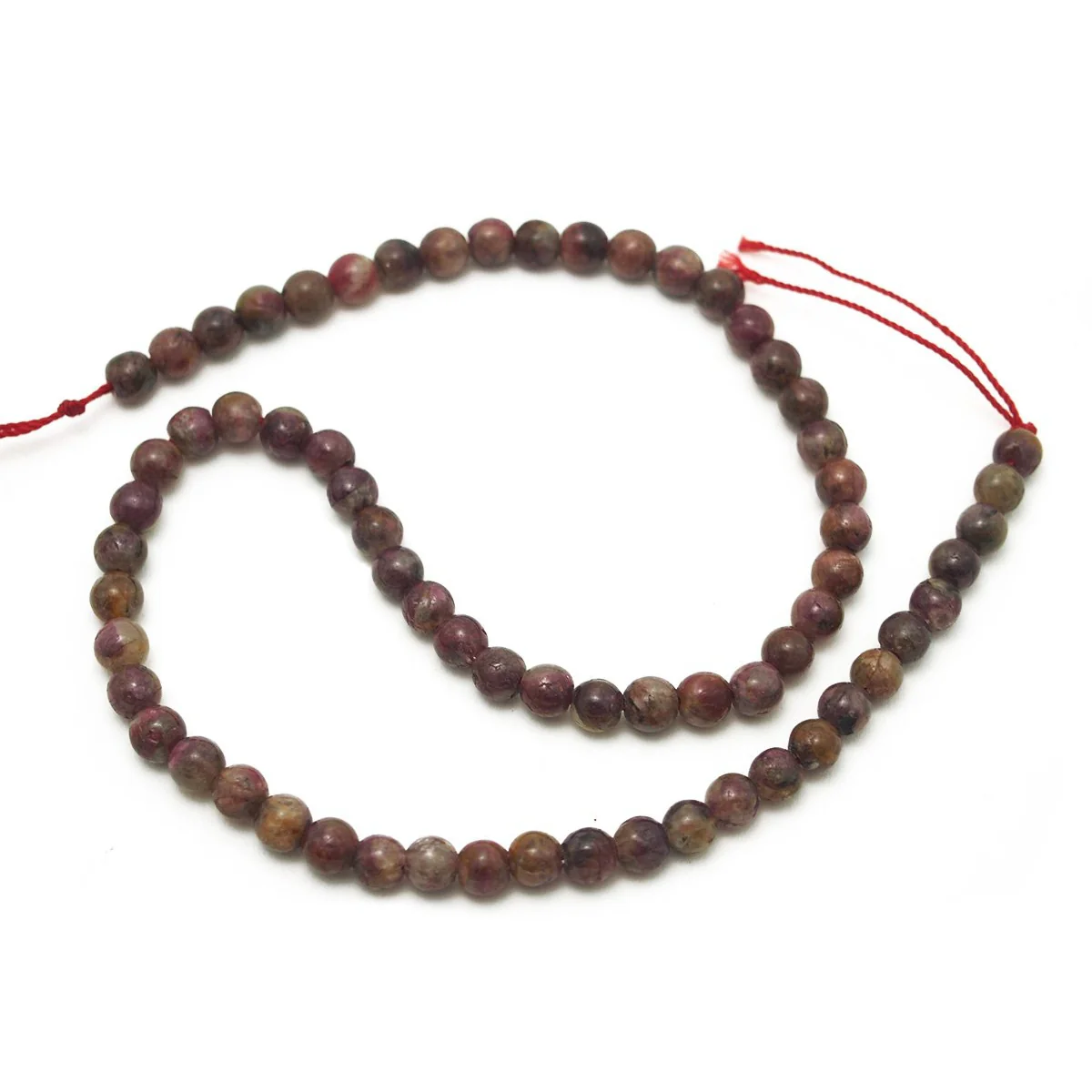 Tourmaline Smooth Rounds 6mm Bead Strand - Image 2