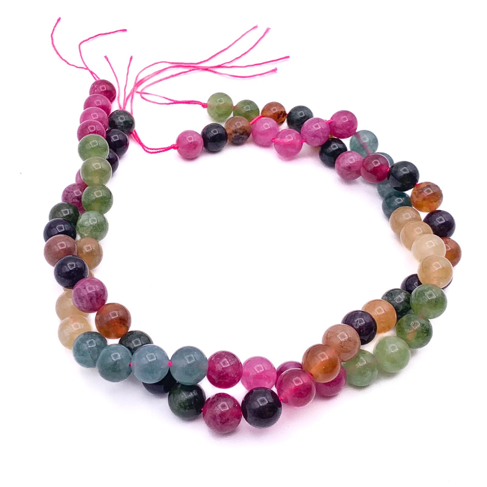 Tourmaline Watermelon 10.5mm Smooth Rounds - Image 10