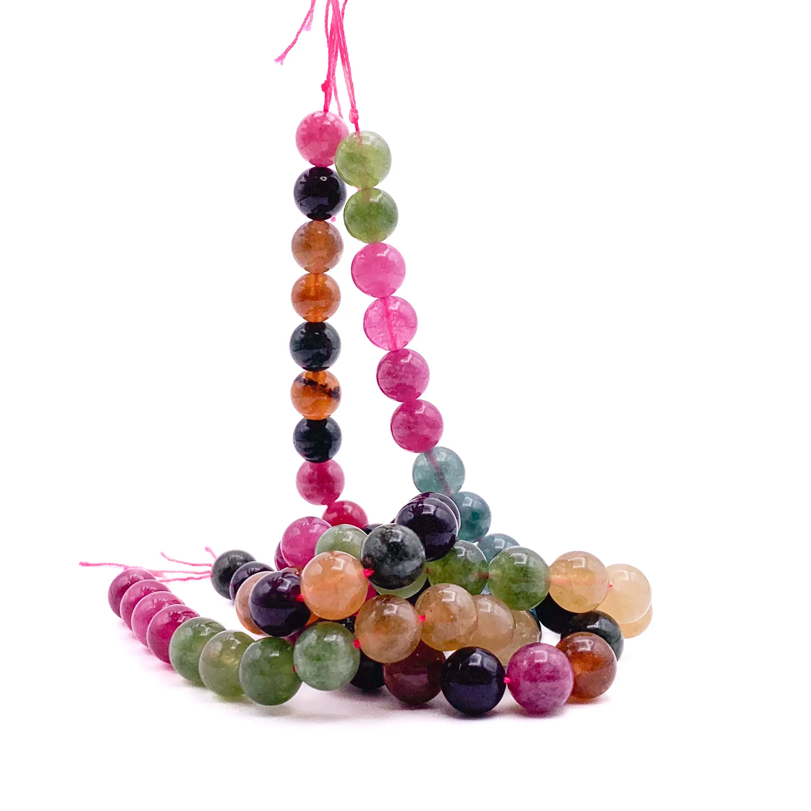 Tourmaline Watermelon 10.5mm Smooth Rounds - Image 8