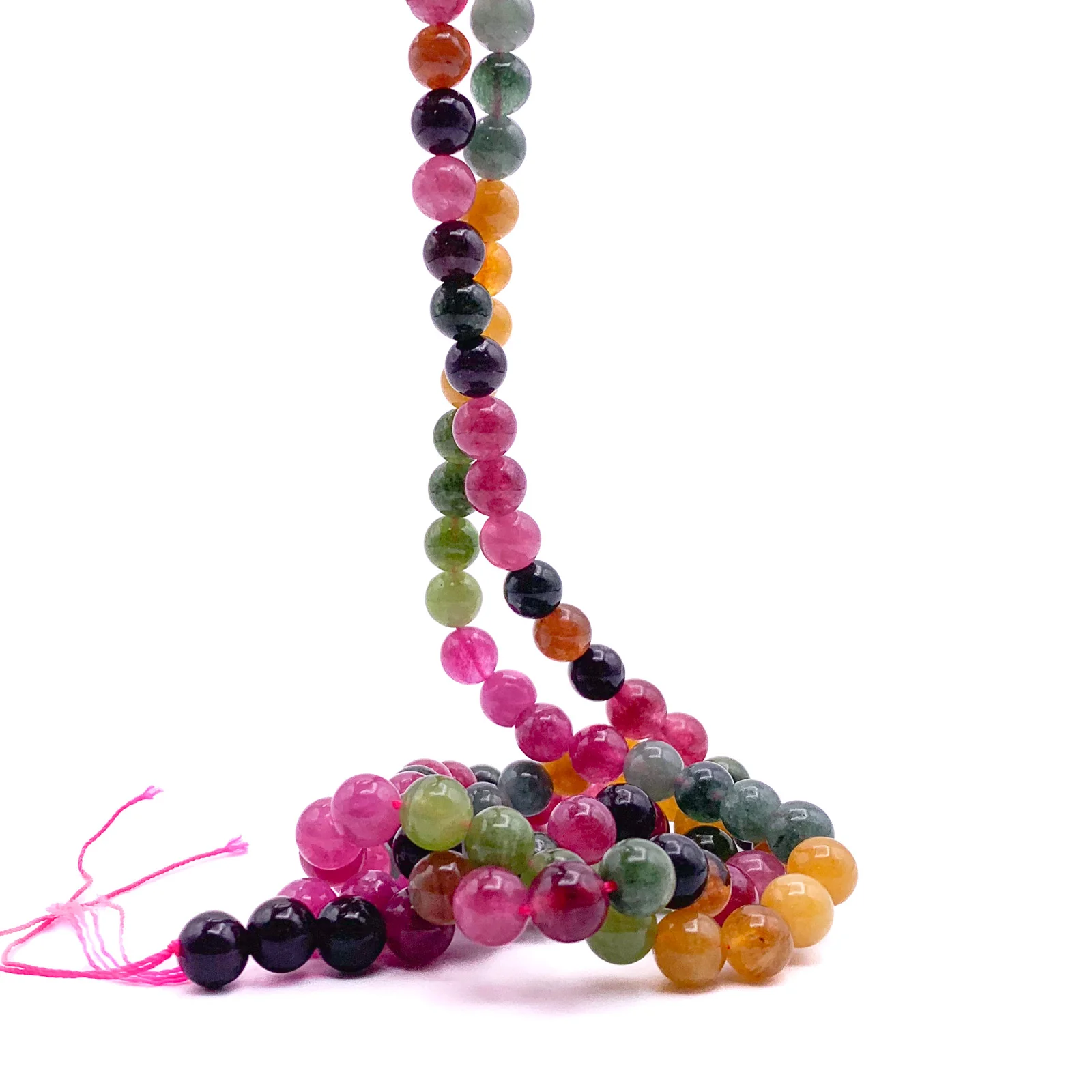 Tourmaline Watermelon 8.2mm Smooth Rounds - Image 6