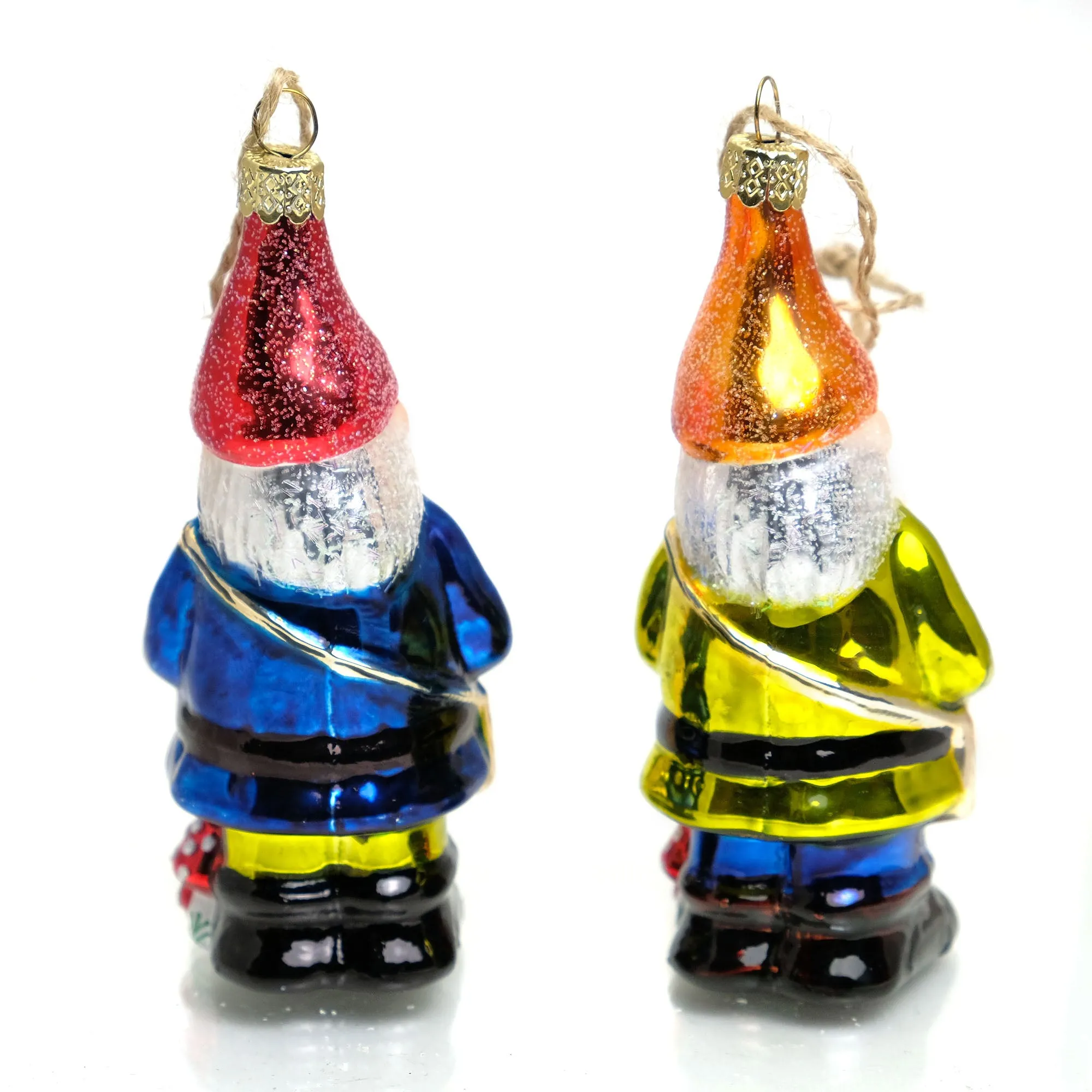 Traveling Gnome Fellowship Glass Ornament - Image 2