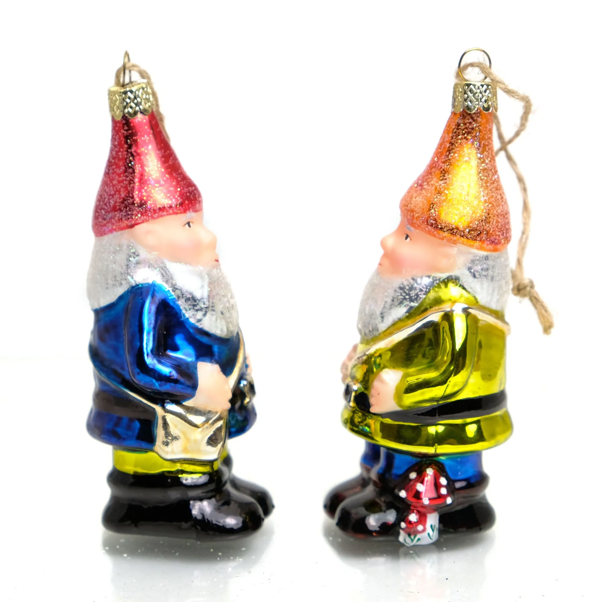 Traveling Gnome Fellowship Glass Ornament - Image 3
