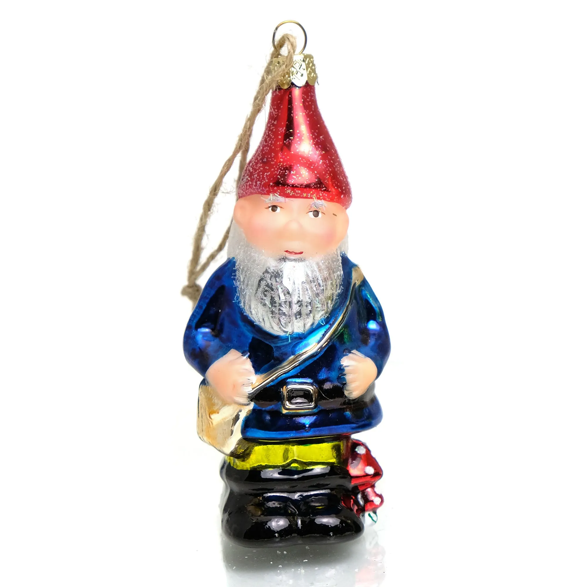 Traveling Gnome Fellowship Glass Ornament - Image 4