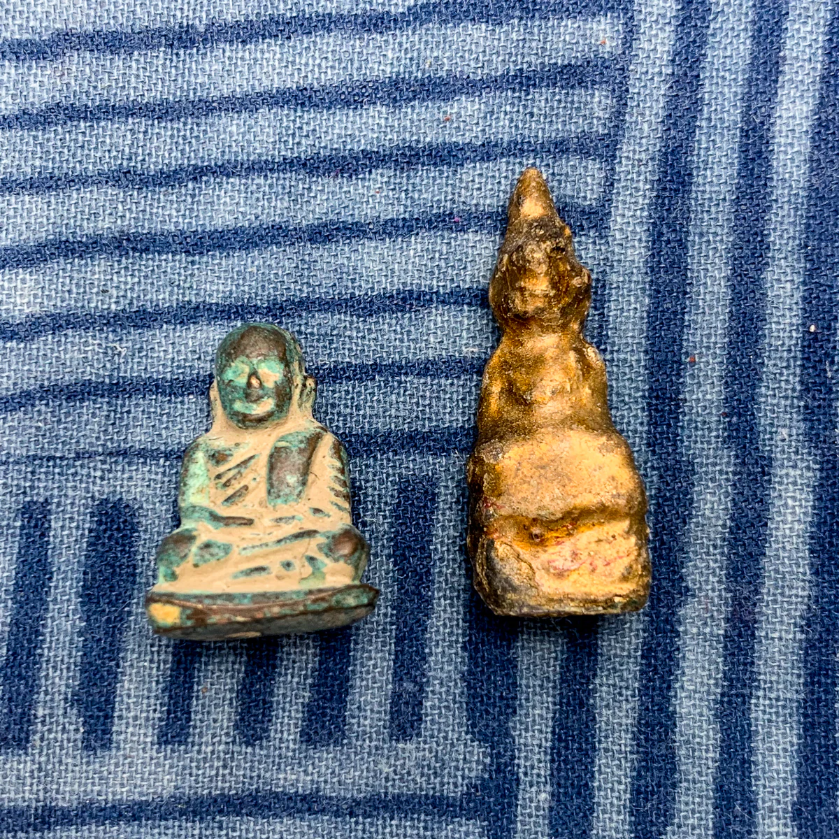 19th Century Buddha Naga Travel Worship Trio - Image 3