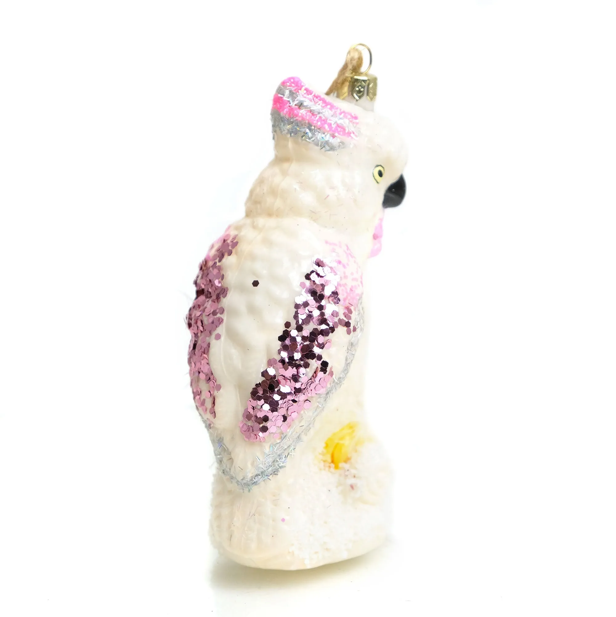 Cockatoo Glass Ornament - Image 3