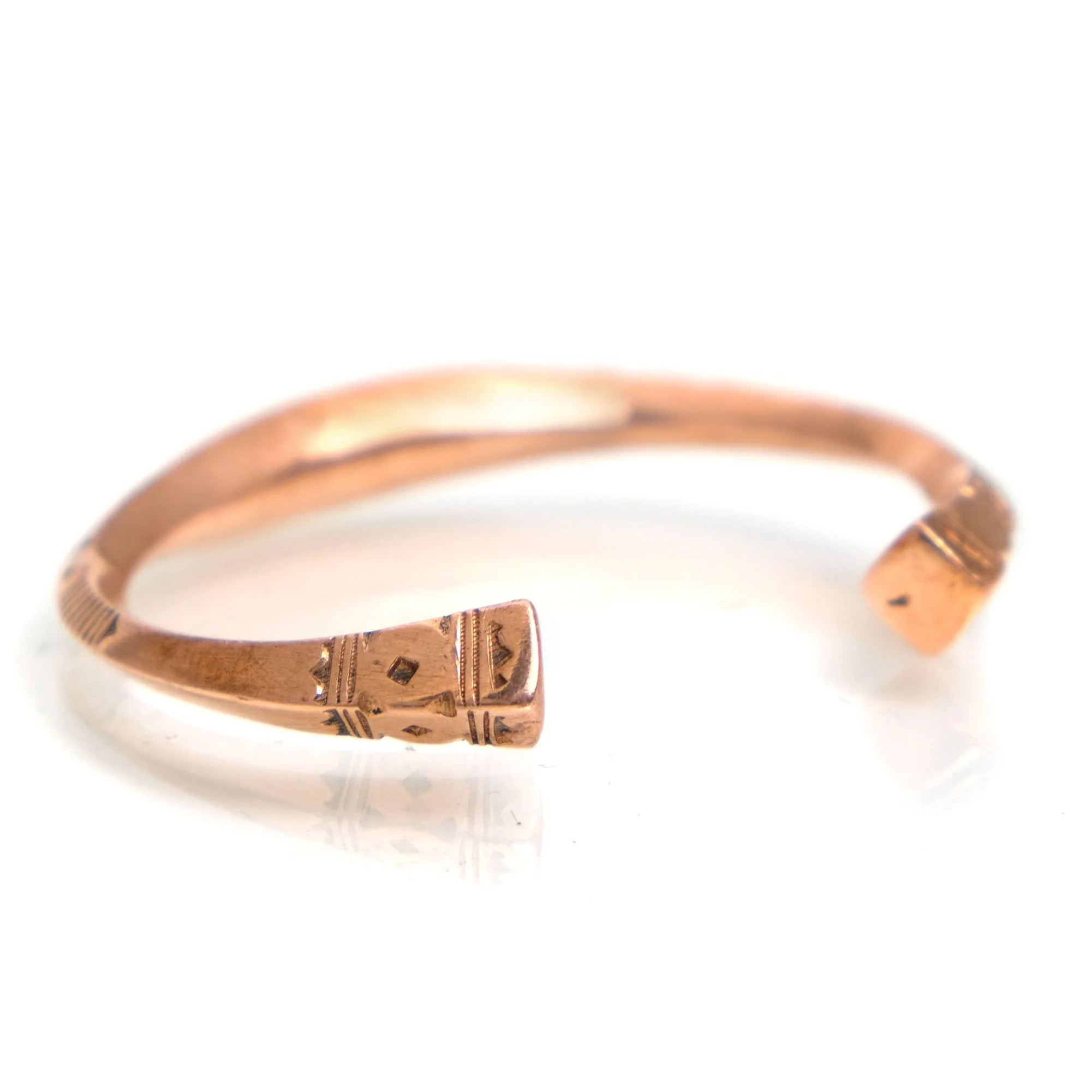 Tuareg Copper Cuff Bracelet - Image 4