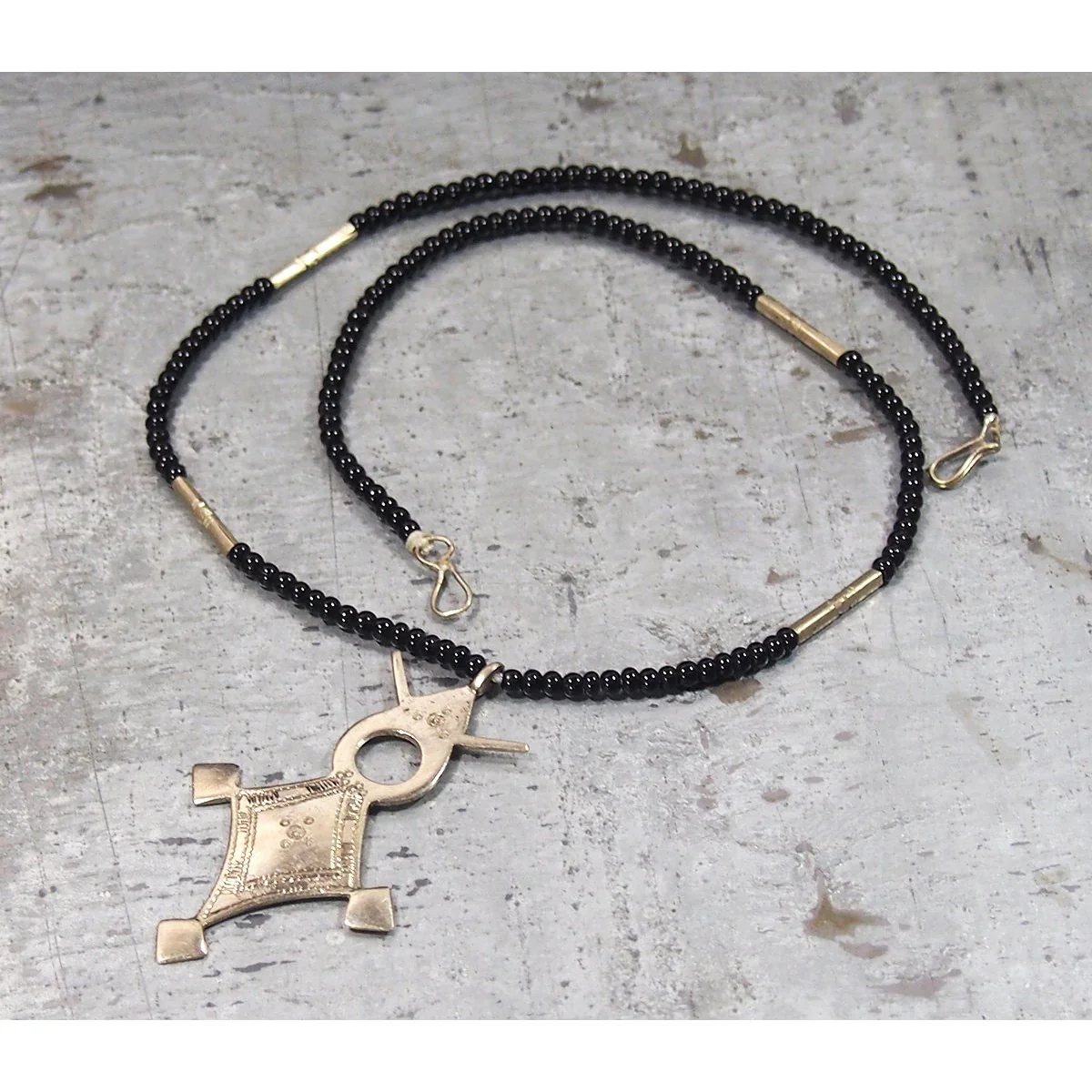Tuareg Necklace with Pendant, C - Image 3