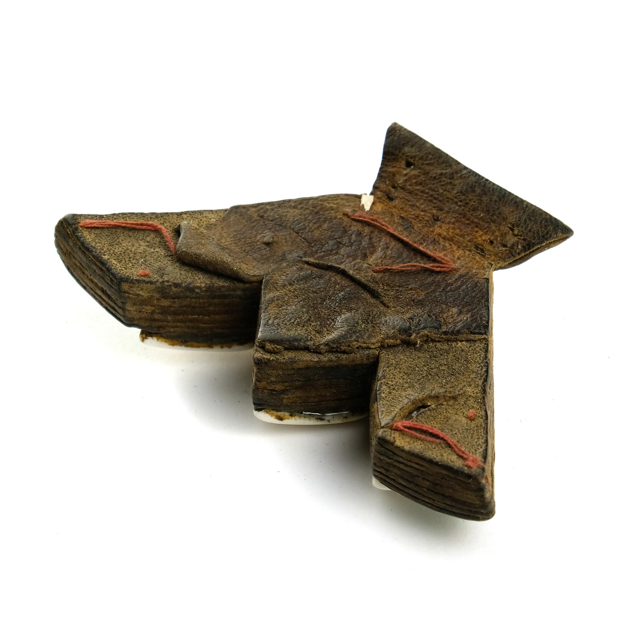 Tuareg Shell Khomissar Hand of Fatima Amulet, Small - Image 3