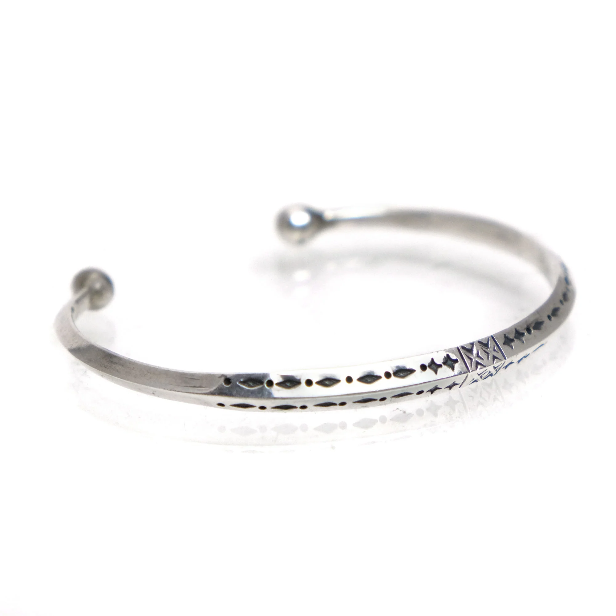 "Tuareg Style" Sterling Silver Cuff Bracelet - Image 2