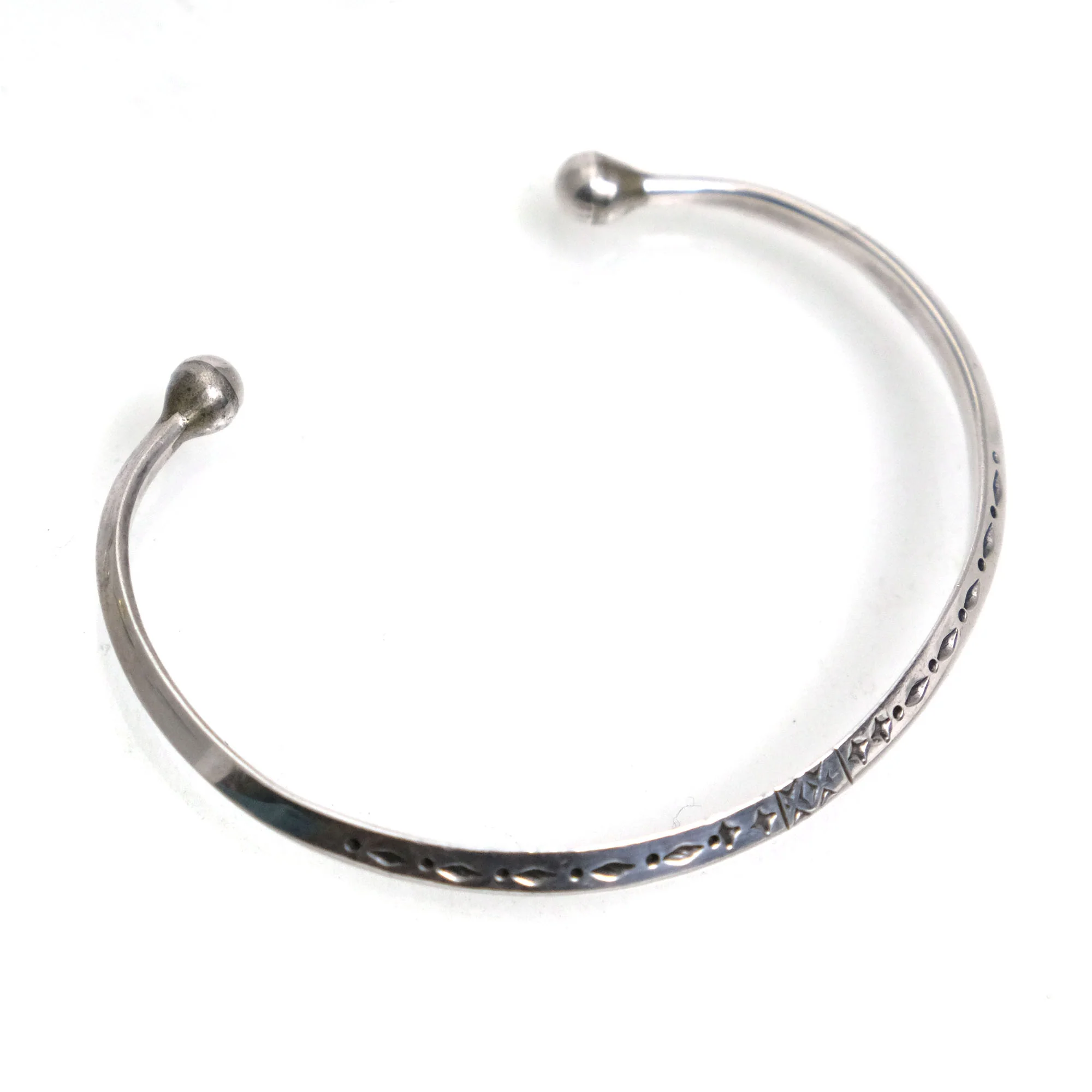"Tuareg Style" Sterling Silver Cuff Bracelet - Image 3