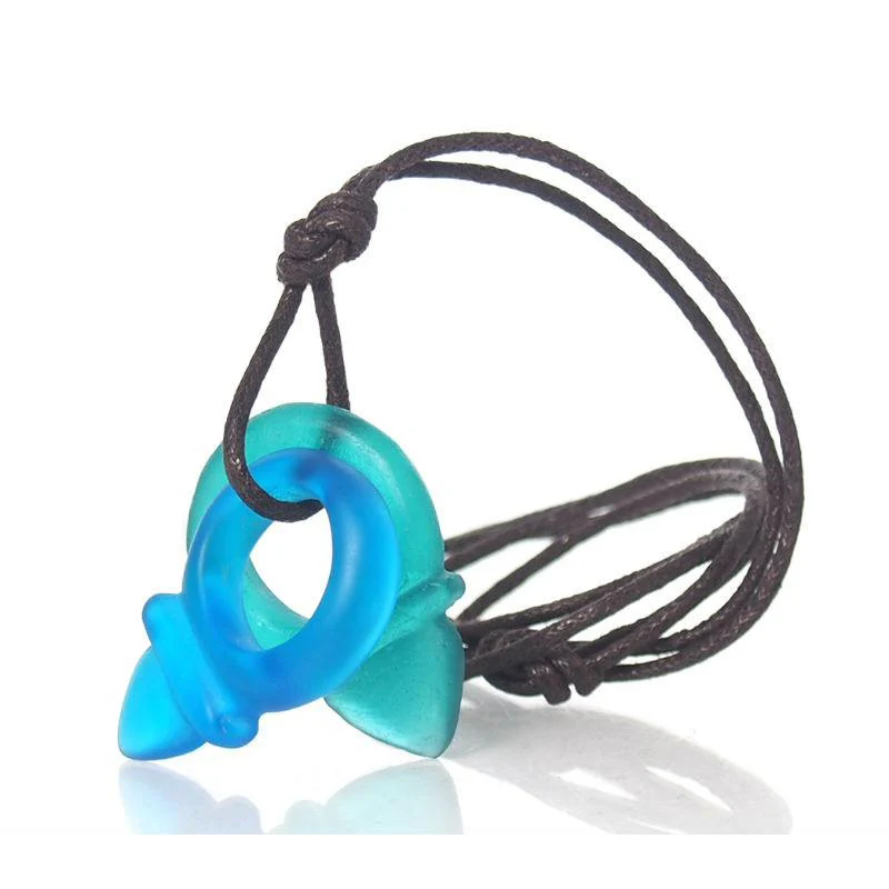 Tuareg Zinder Style "Love Charm" Double Glass Pendants 1 - Image 3