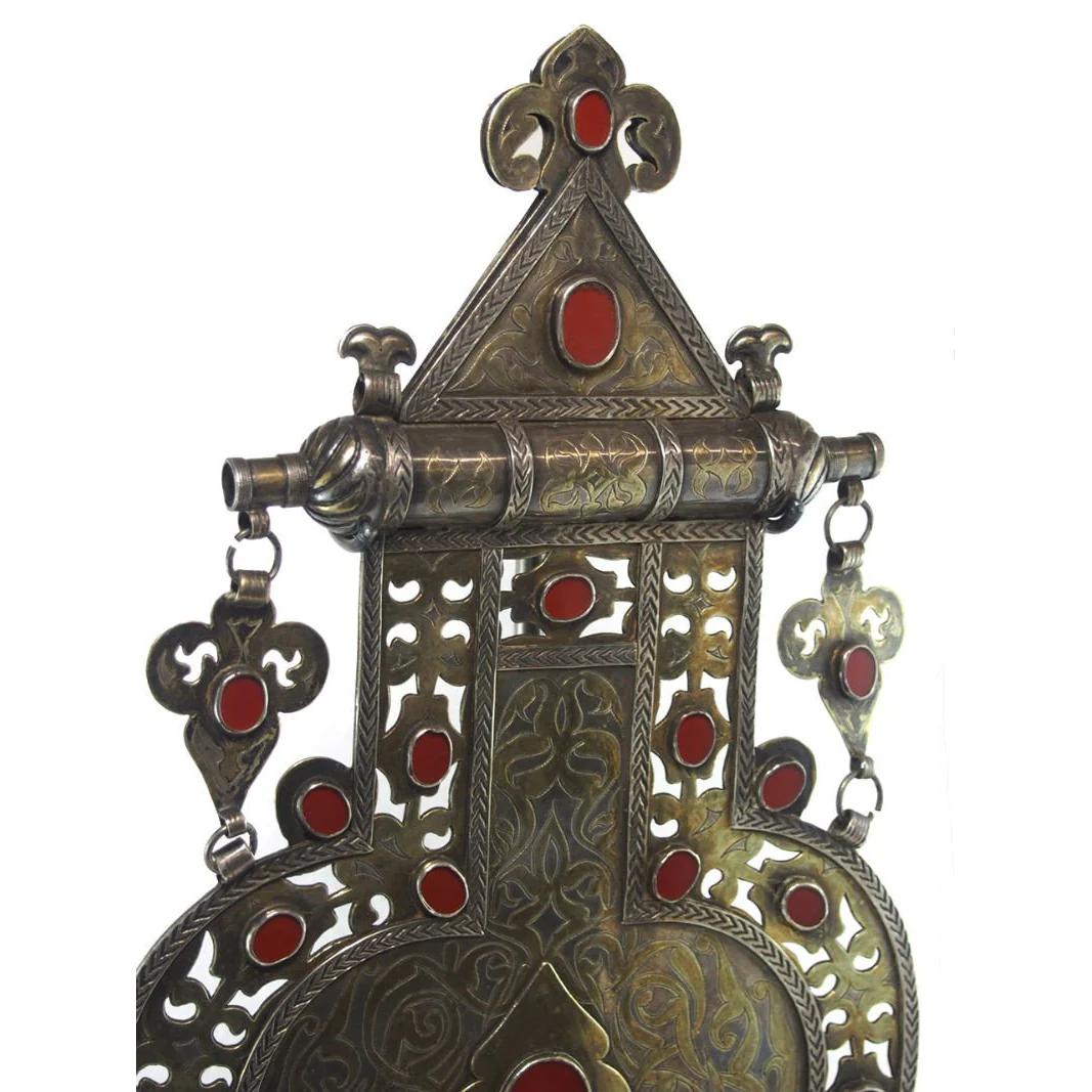 Turkmen Cordiform Heart Shape Pendant-09 - Image 6