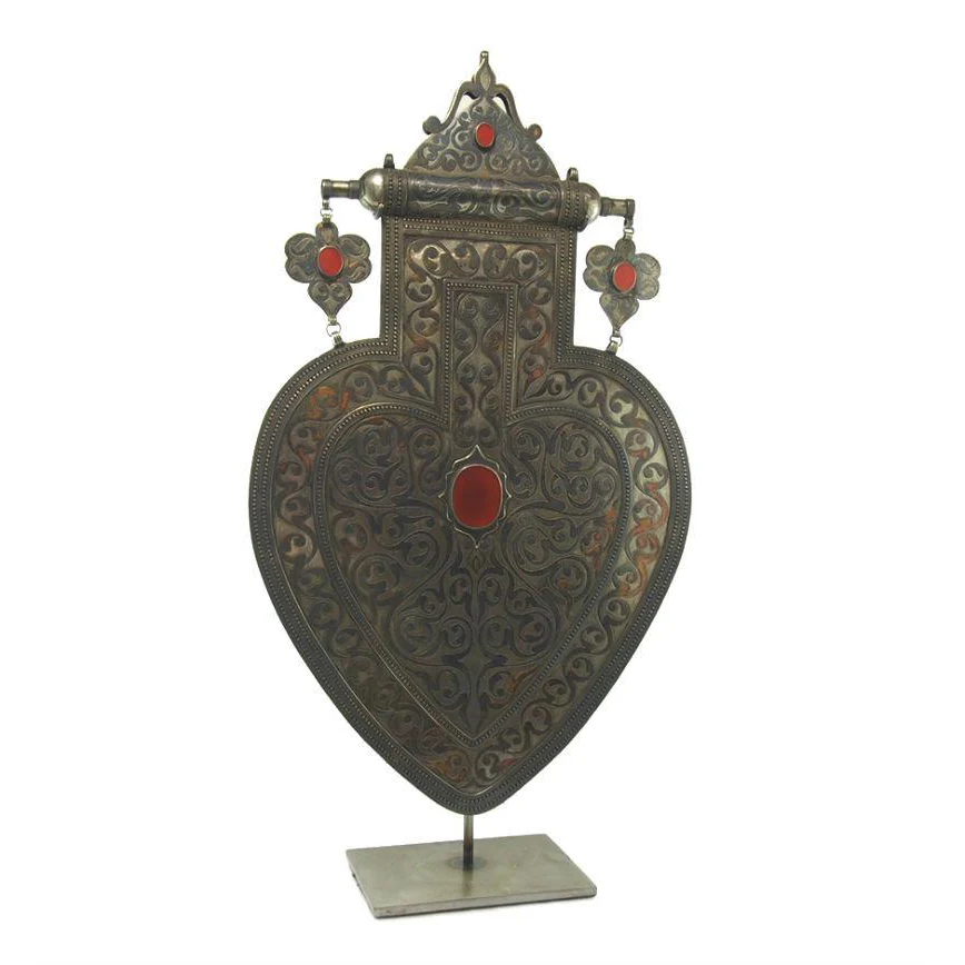 Turkmen Cordiform Heart Shape Pendant-10 - Image 2