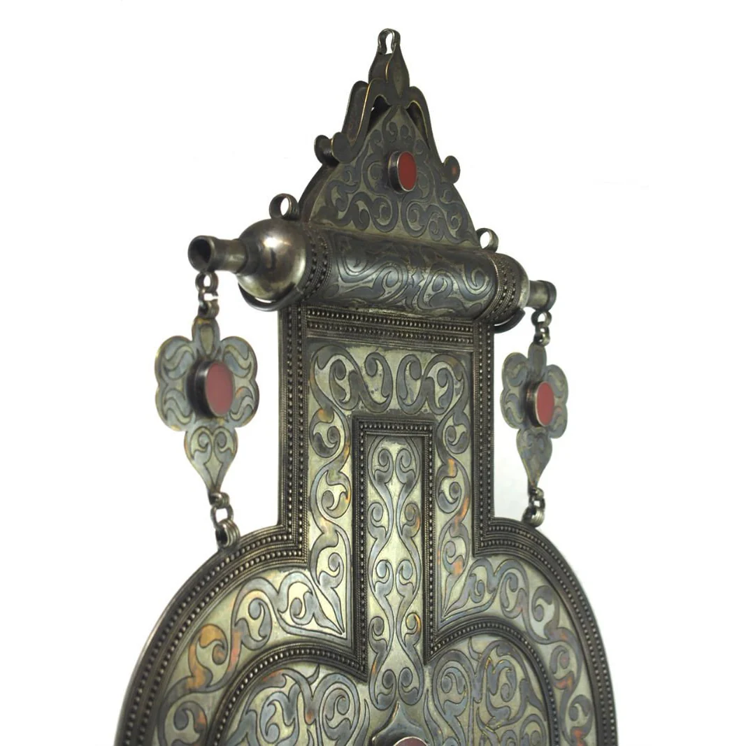 Turkmen Cordiform Heart Shape Pendant-10 - Image 3