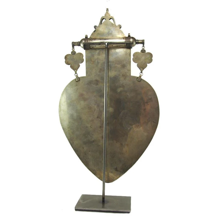 Turkmen Cordiform Heart Shape Pendant-10 - Image 5