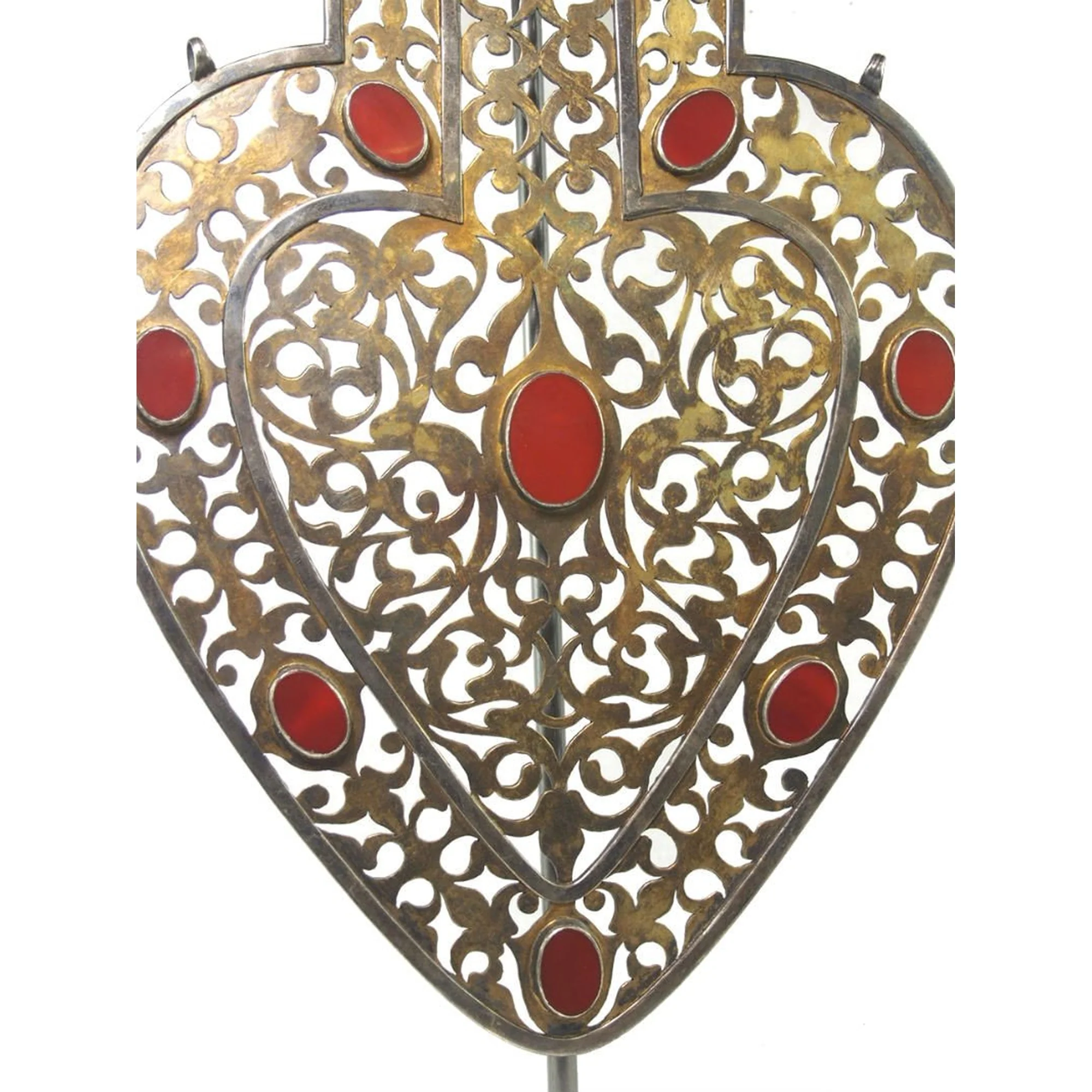 Turkmen Cordiform Heart Shape Pendant-12 - Image 4