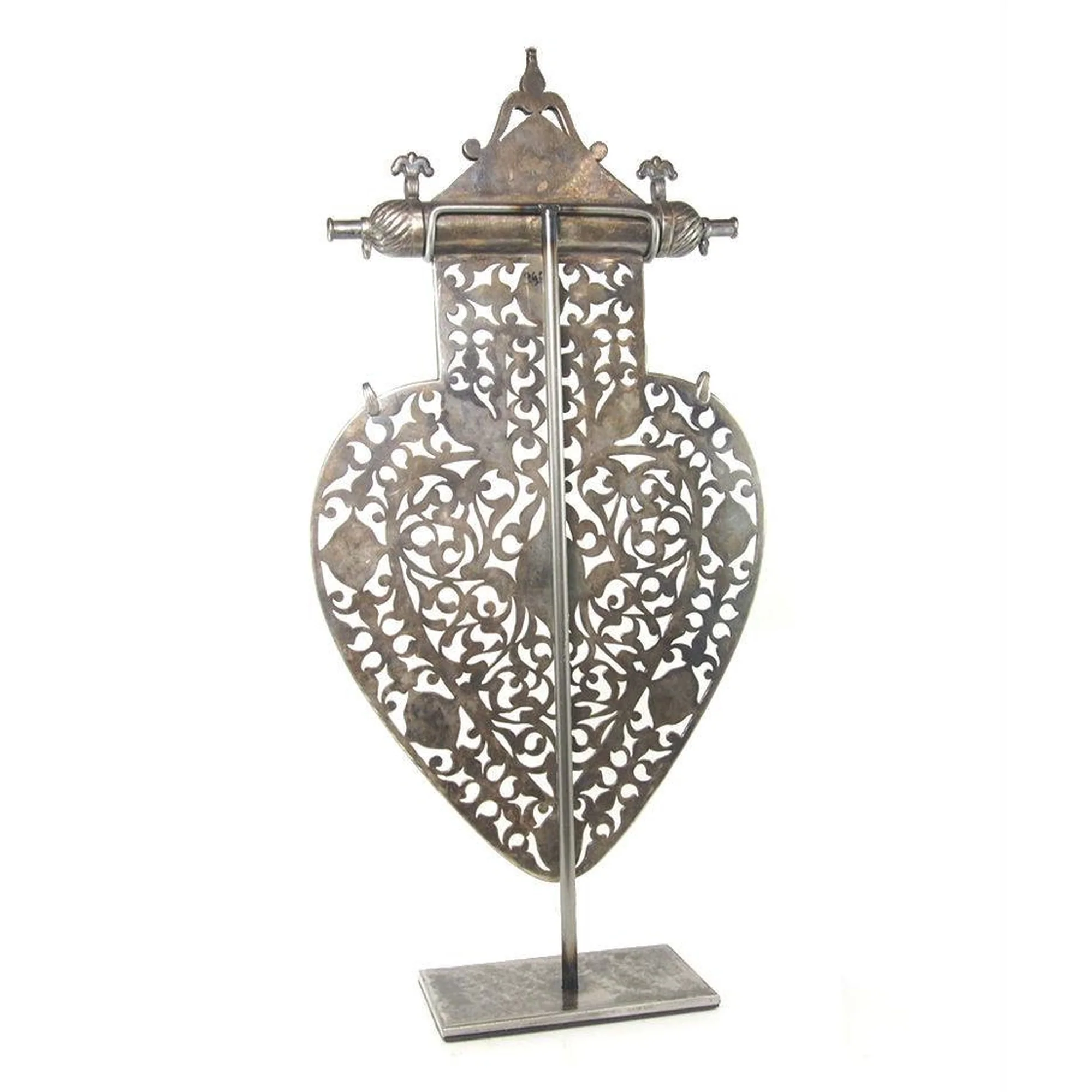 Turkmen Cordiform Heart Shape Pendant-12 - Image 6