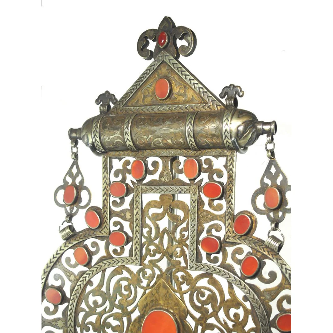 Turkmen Cordiform Heart Shape Pendant-13 - Image 5
