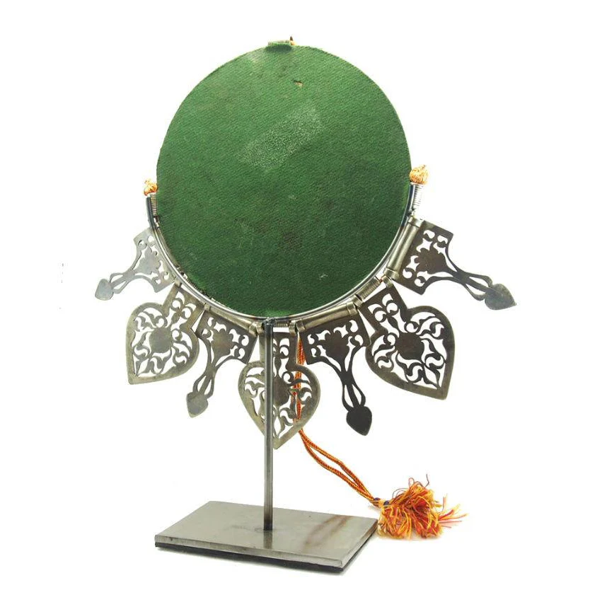 Turkmen Pectoral Disc Shape Antique Pendant Set-01 - Image 11
