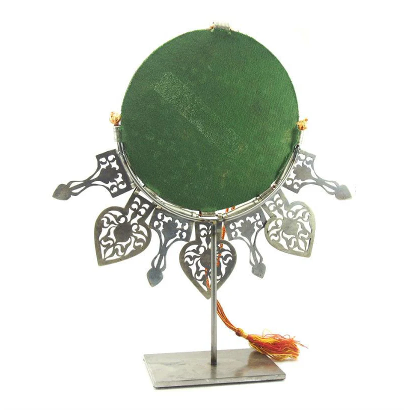 Turkmen Pectoral Disc Shape Antique Pendant Set-01 - Image 7