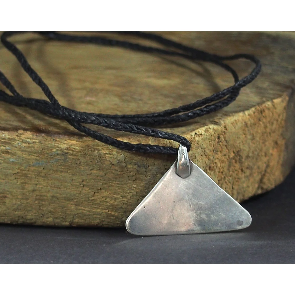 Turkmen Silver Heirloom Charm Pendant Necklace - Image 3