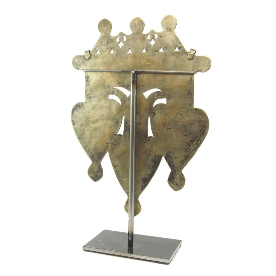 Turkmen Triple Cordiform Heart Shape Pendant-08 - Image 6