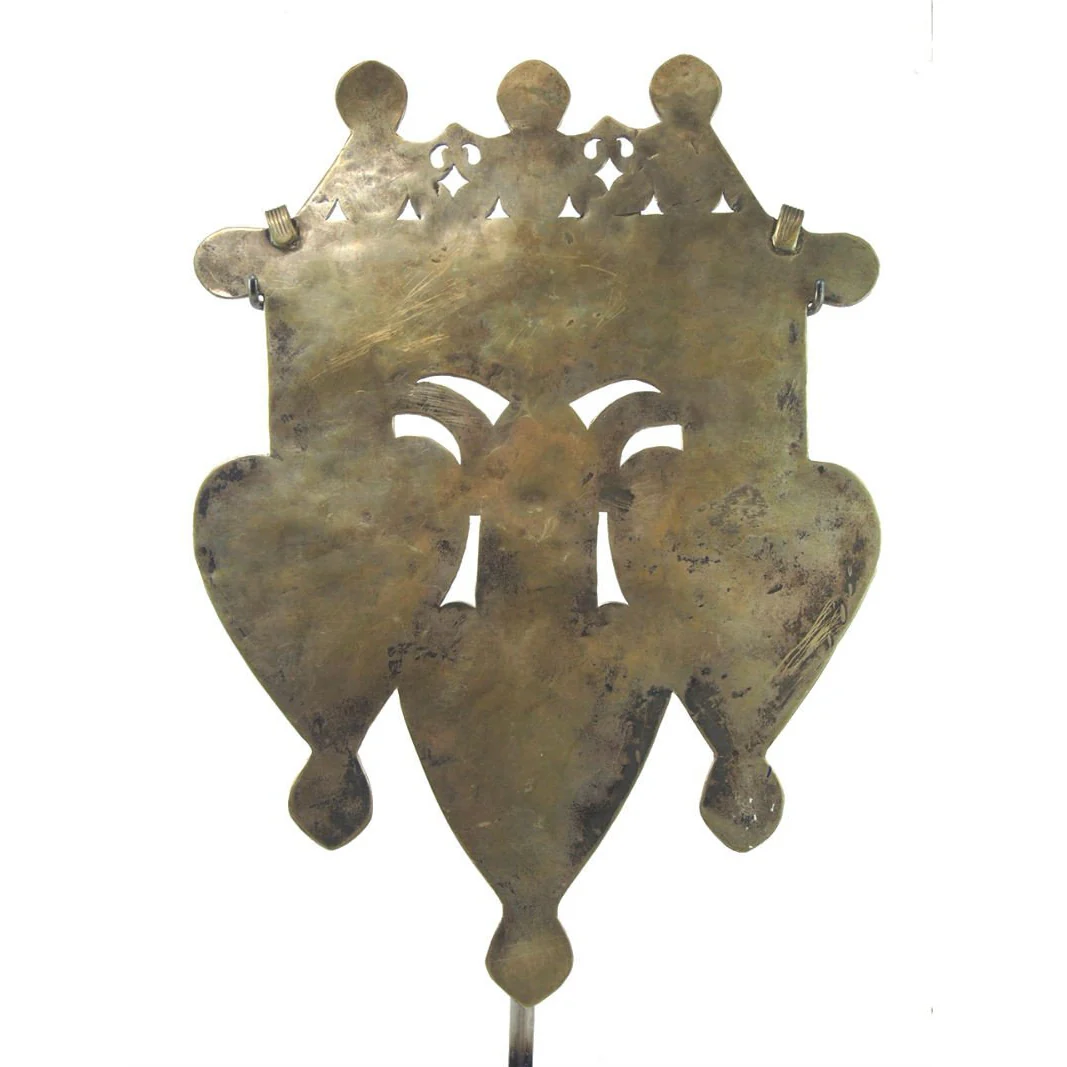 Turkmen Triple Cordiform Heart Shape Pendant-08 - Image 7