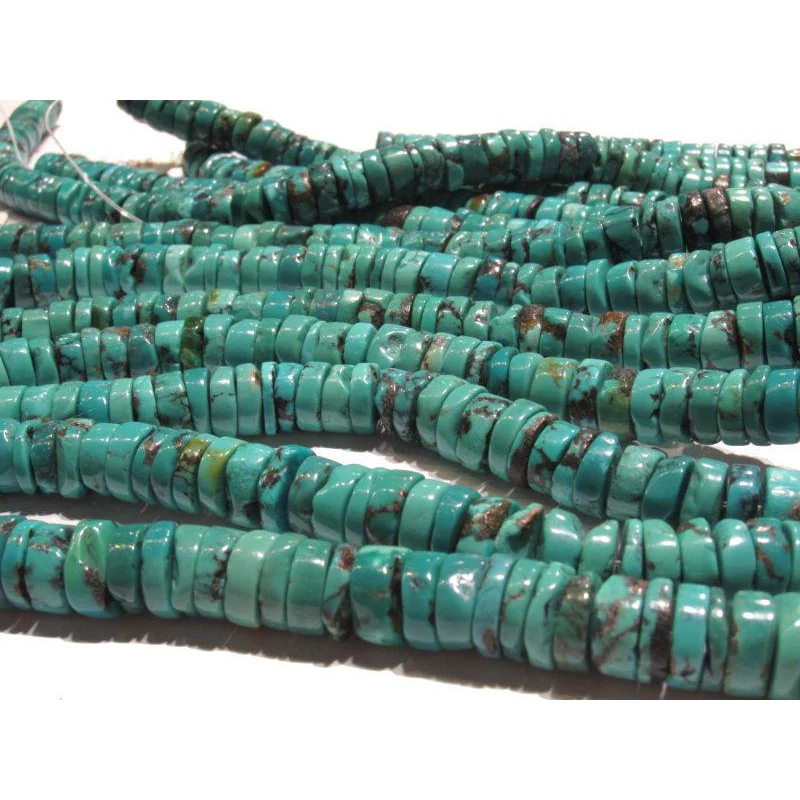 Turquoise Heishi 9mm Strand - Image 4