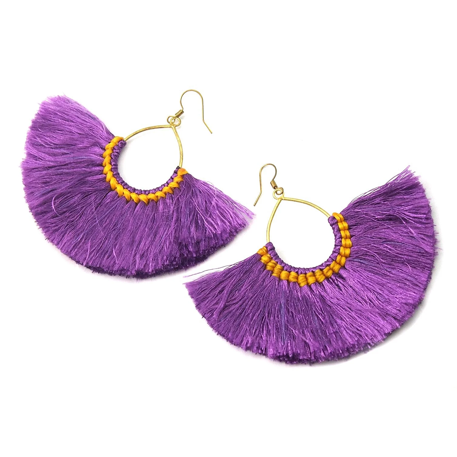Tut Silk Beard Earrings - Image 3